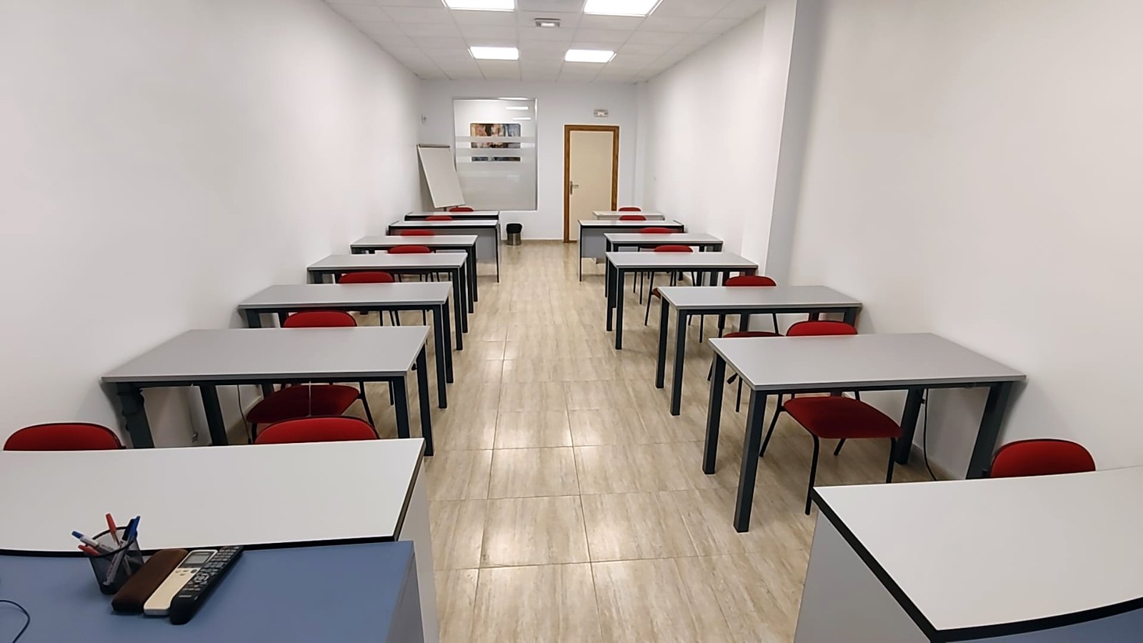 Aula teórica de formación presencial de Galilea